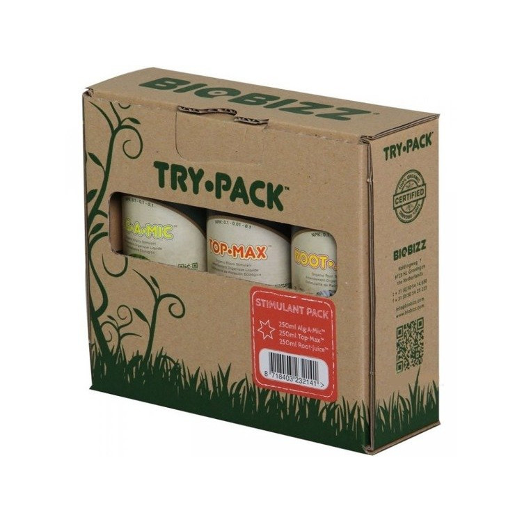 Fertilizant Biobizz, Try Pack Stimulant, set de 3 piese
